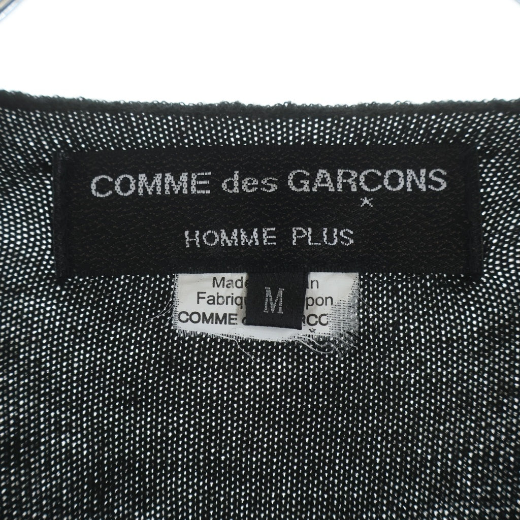 COMME des GARCONS HOMME PLUS(コムデギャルソンオムプリュス) フロント切替デザイン Vネックカーディガン ニット マルチ AZ-T095