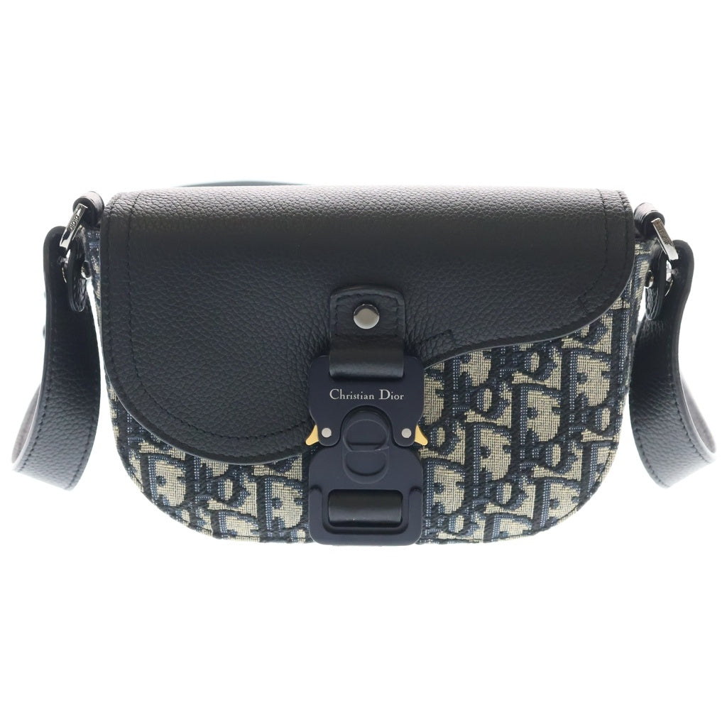 DIOR(ディオール) オブリーク ジャガード グレインドカーフスキン メッセンジャーバッグミニ グレー 2ADCA435YKS_H03E
