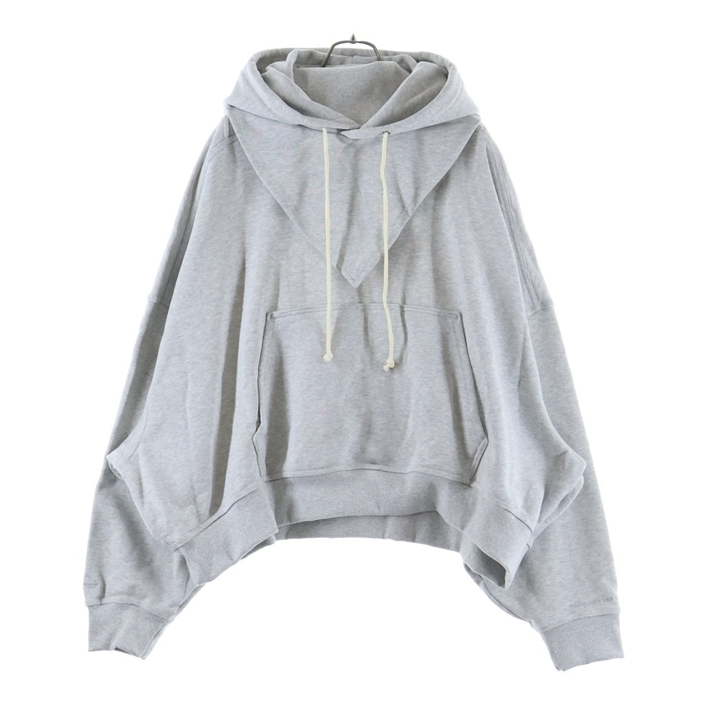 adidas(アディダス) ×BAD BANY HEAVY CREWNECK HOODED BALACLAVA SWEATSHIRT ヘビー クルーネック フーデッド バラクラバ スウェット トレーナ グレー KF1798