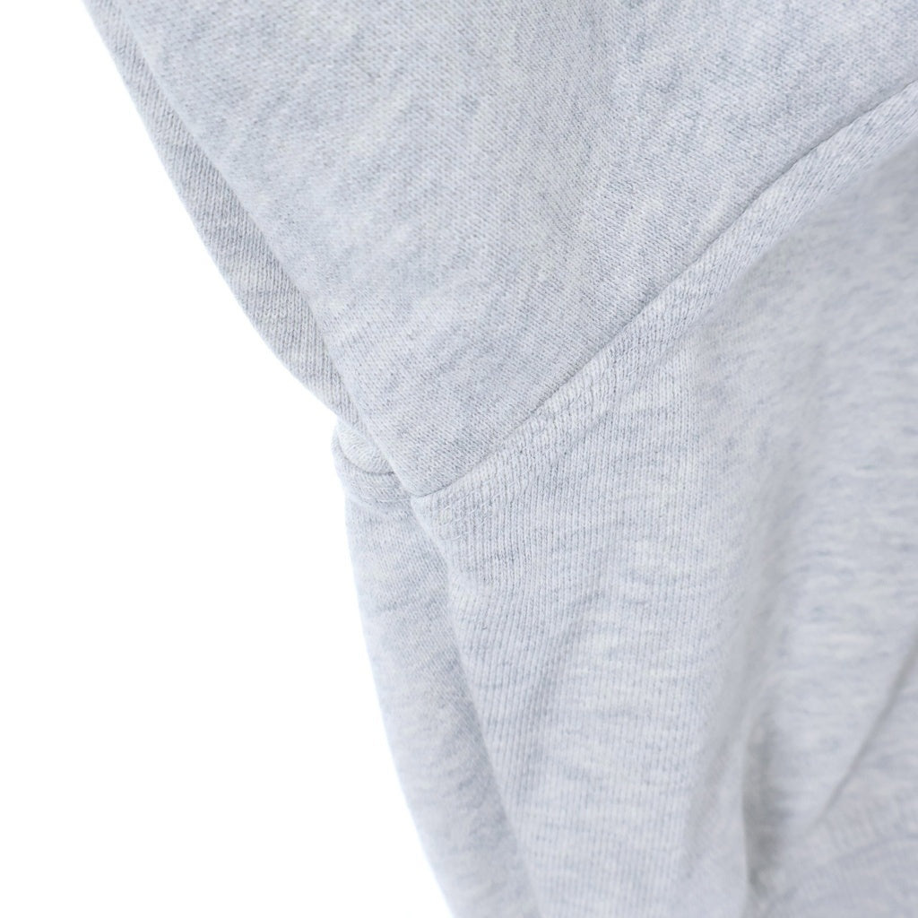 adidas(アディダス) ×BAD BANY HEAVY CREWNECK HOODED BALACLAVA SWEATSHIRT ヘビー クルーネック フーデッド バラクラバ スウェット トレーナ グレー KF1798