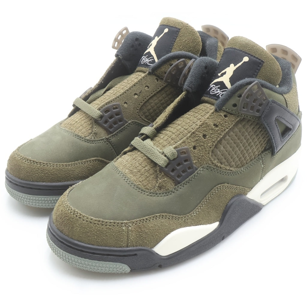 NIKE(ナイキ) AIR JORDAN4 RETRO SE CRAFT OLIVE エアジョーダン4 クラフトオリーブ ハイカットスニーカー カーキ US8/26cm FB9927-200