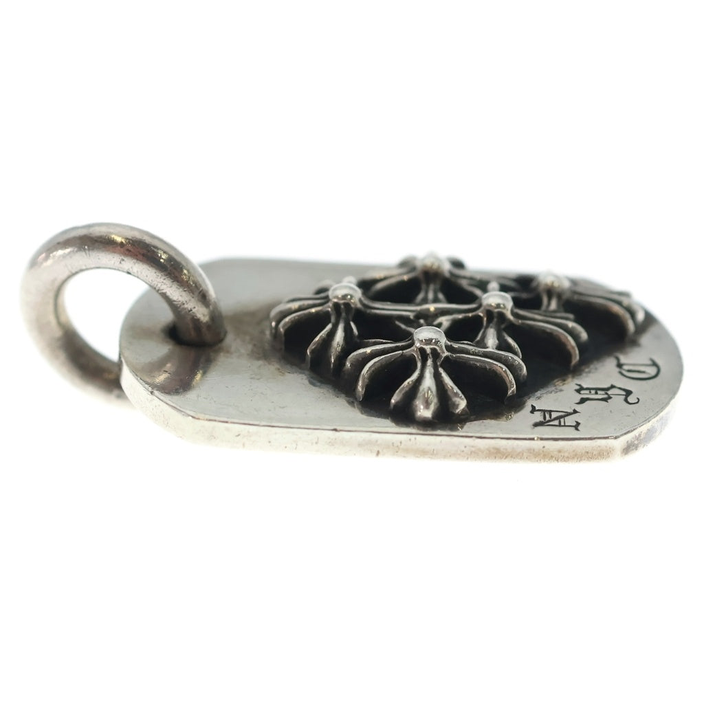CHROME HEARTS(クロムハーツ) RAISED DOGTAG レイズドドッグタグ NYC限定 ネックレストップ シルバー