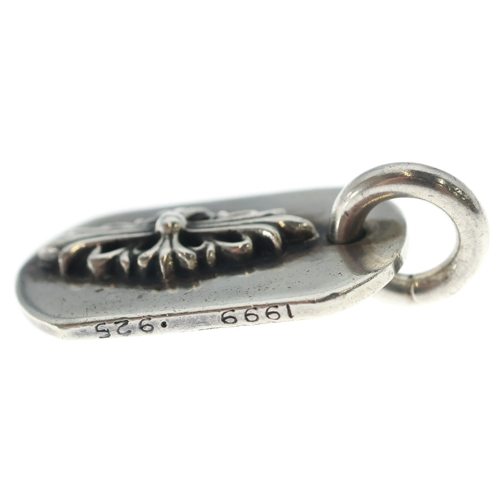 CHROME HEARTS(クロムハーツ) RAISED FRRL DOGTAG レイズドフローラルクロス ドッグタグ ペンダントトップ シルバー BCA302