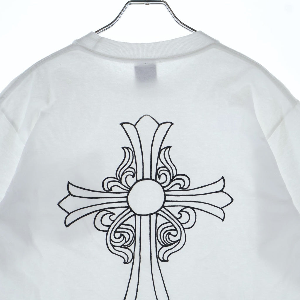 CHROME HEARTS(クロムハーツ) TOKYO HOURSESHOE CEMETERY S/S TEE トーキョー ホースシュー セメタリー クルーネック カットソー 半袖Tシャツ ホワイト