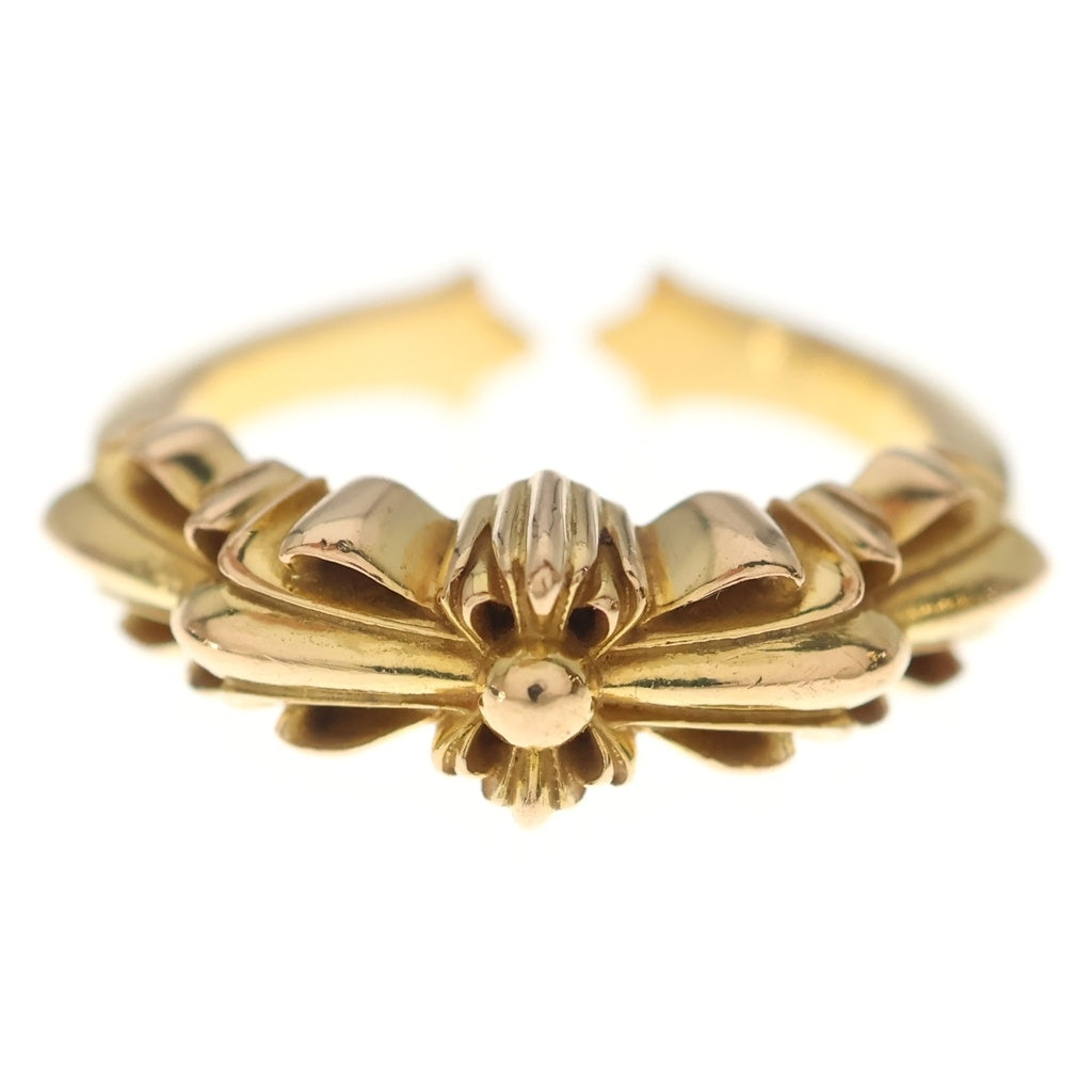 CHROME HEARTS(クロムハーツ) 22K BABY CLSC ベイビークラシック ダブルフローラルリング ゴールド
