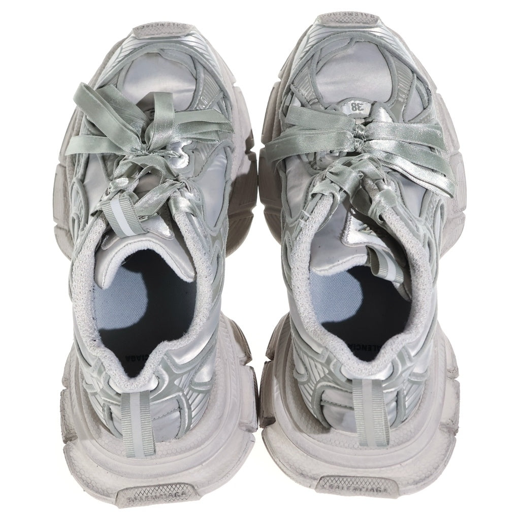 BALENCIAGA(バレンシアガ) 3XL ダメージデザイン ローカットスニーカー グレー US8/25cm レディース 734731