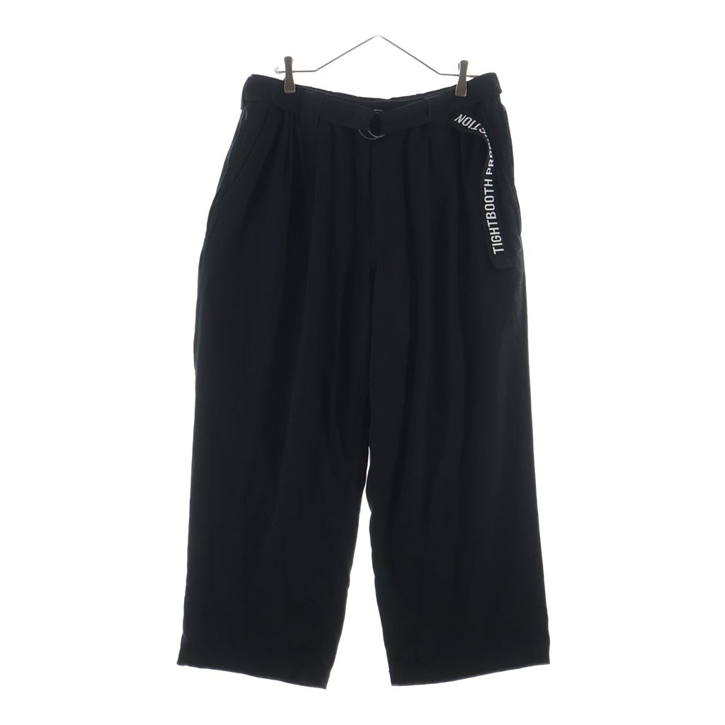 TIGHTBOOTH(タイトブース) 25AW BAGGY SLACKS バギースラックス ボトムス ブラック