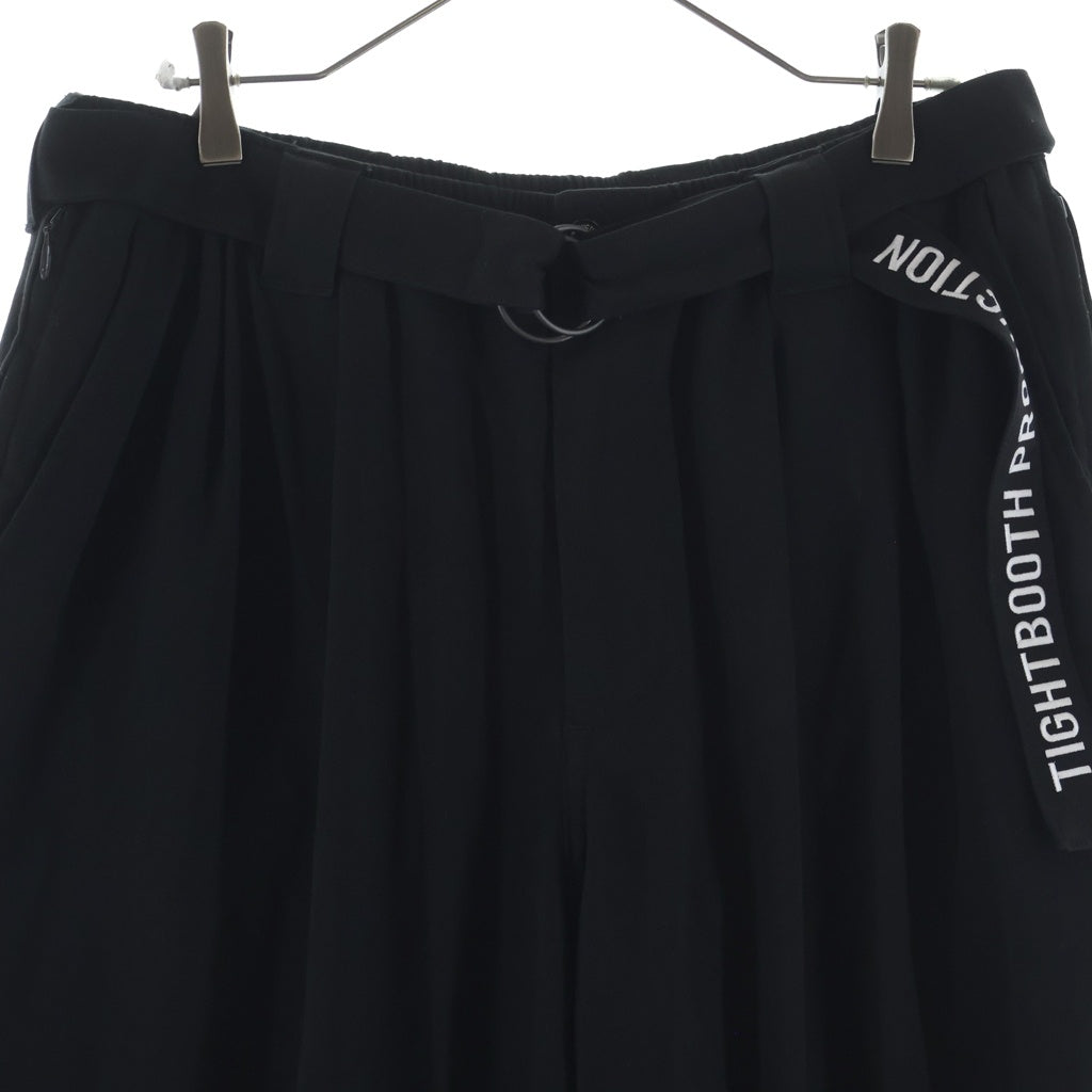 TIGHTBOOTH(タイトブース) 25AW BAGGY SLACKS バギースラックス ボトムス ブラック