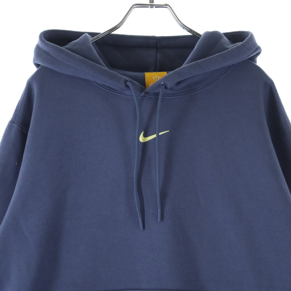 NIKE(ナイキ) ×NOCTA FLEECE HOODIE ノクタ フリース ロゴデザイン フーデッド スウェット パーカー ブルー FN7659-491