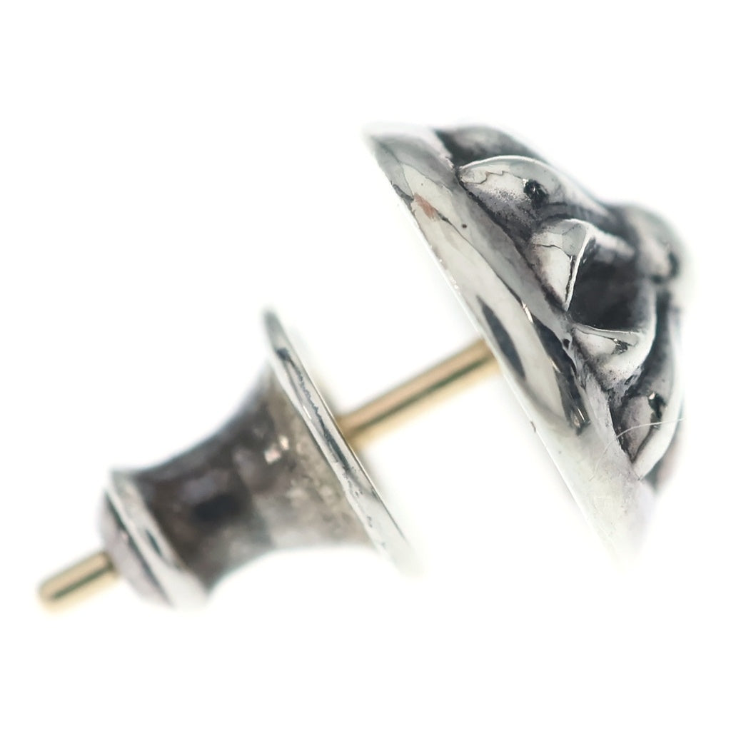 CHROME HEARTS(クロムハーツ) STUD CRSBLL クロスボールスタッドピアス シルバー BCA110