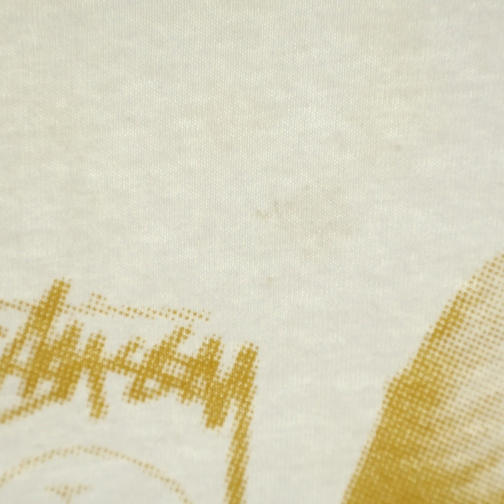 STUSSY(ステューシー) 90S VINTAGE ヴィンテージ チャイルドフォトデザイン クルーネック カットソー ラグランTシャツ イエロー