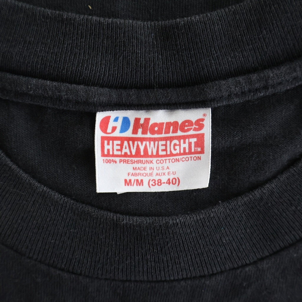 VINTAGE(ヴィンテージ) 90S~00S MALCOLM マルコム ロゴデザイン クルーネック カットソー 半袖Tシャツ ブラック