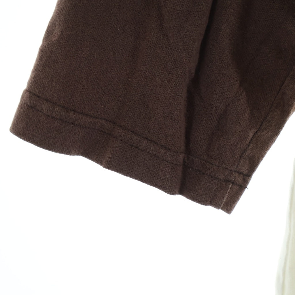 STUSSY(ステューシー) 90S VINTAGE ヴィンテージ チャイルドフォトデザイン クルーネック カットソー ラグランTシャツ ブラウン