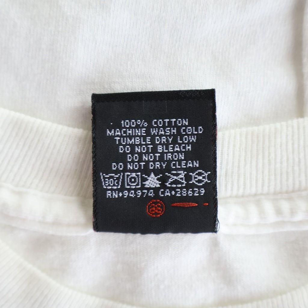 STUSSY(ステューシー) 00S VINTAGE CITY OF CIMPTON ヴィンテージ シティーオブコンプトン クルーネック カットソー 半袖Tシャツ ホワイト