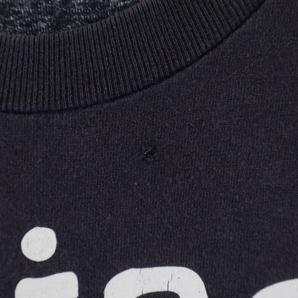 STUSSY(ステューシー) 00S VINTAGE INTERNATIONAL インターナショナル ロゴデザイン クルーネック カットソー 半袖Tシャツ ブラック