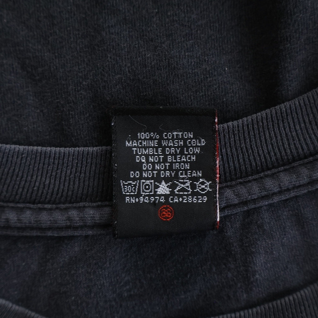 STUSSY(ステューシー) 00S VINTAGE NYC CREW ヴィンテージ ロゴデザイン クルーネック カットソー 半袖Tシャツ ブラック