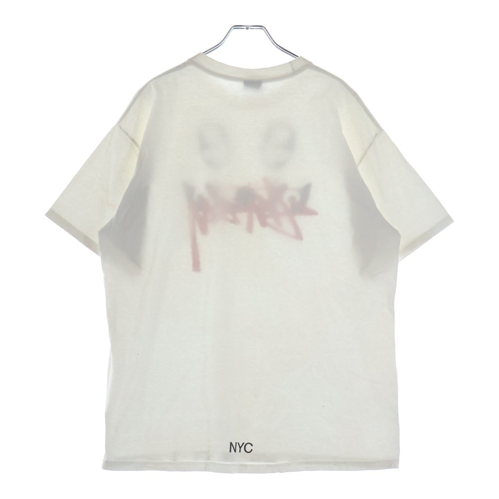 STUSSY(ステューシー) 00S VITAGE 2KIDS ヴィンテージ キッズ ロゴデザイン クルーネック カットソー 半袖Tシャツ ホワイト