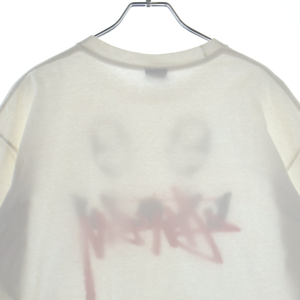 STUSSY(ステューシー) 00S VITAGE 2KIDS ヴィンテージ キッズ ロゴデザイン クルーネック カットソー 半袖Tシャツ ホワイト