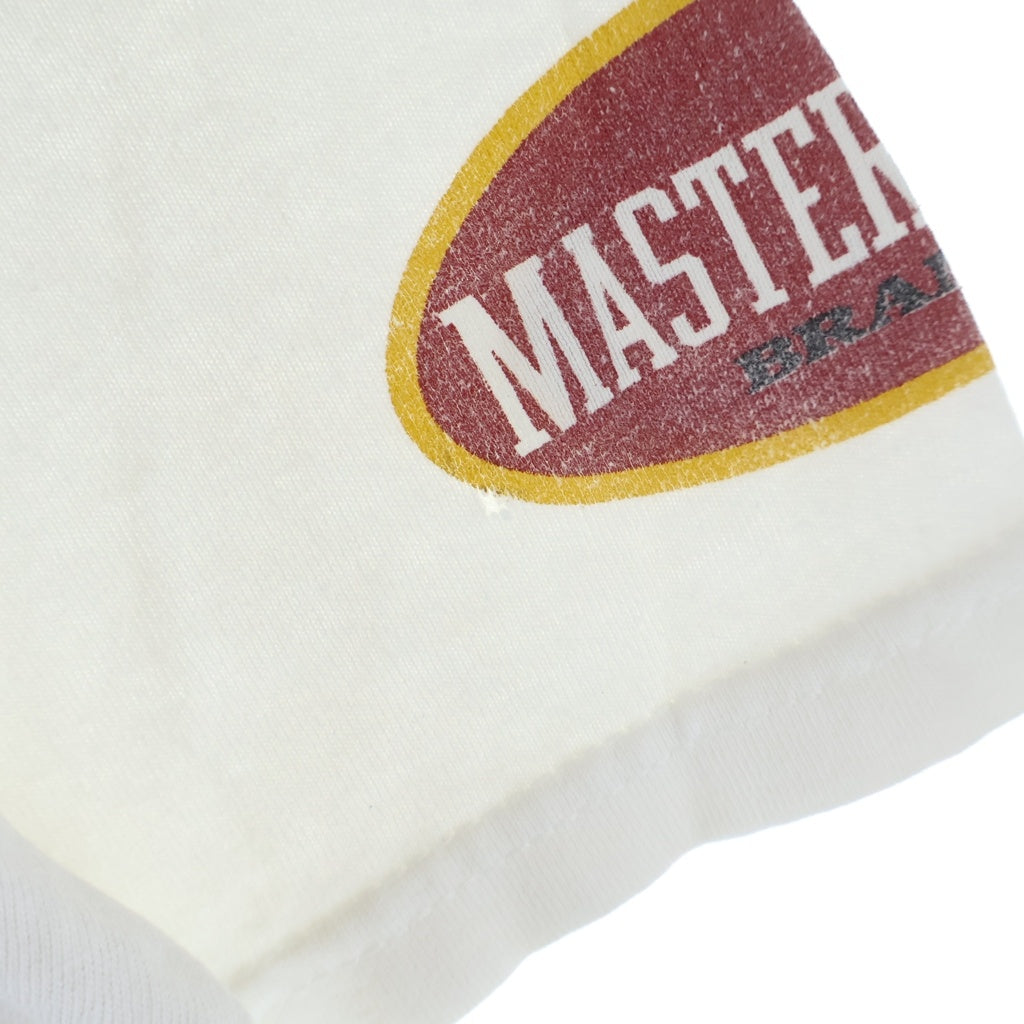 STUSSY(ステューシー) 00S VINTAGE ANNIVERSARY ヴィンテージ アニバーサリー ロゴデザイン クルーネック カットソー 半袖Tシャツ ホワイト
