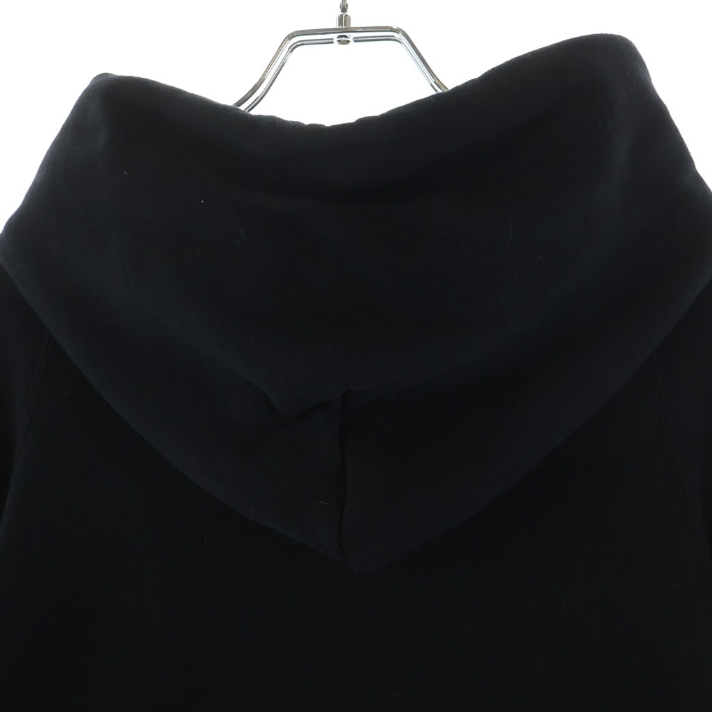 WTAPS(ダブルタップス) ×Sacai Flock Print Hoodie サカイプルオーバーパーカーフーディー ブラック 25-0925S