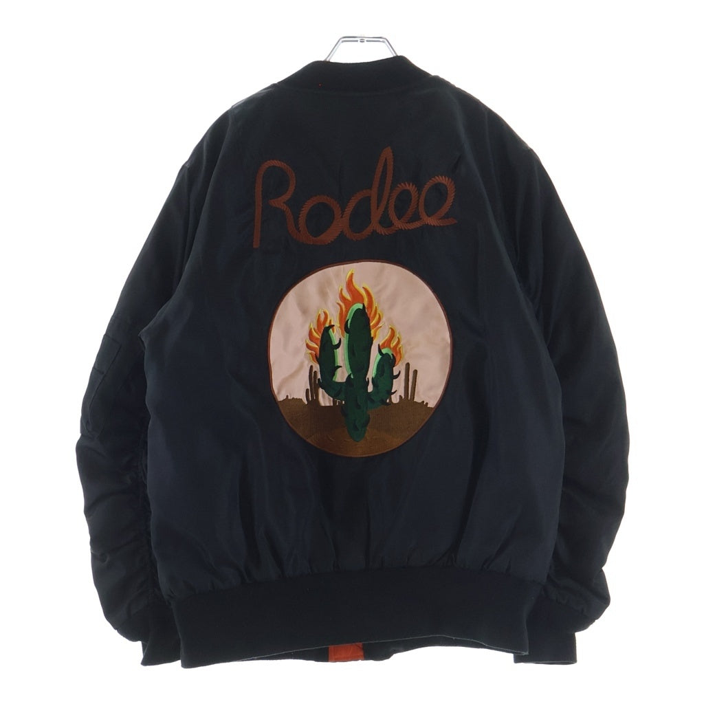 TRAVIS SCOTT(トラヴィススコット) Rodeo Bomber Jacket ロデオボンバージャケット アウター ブラック