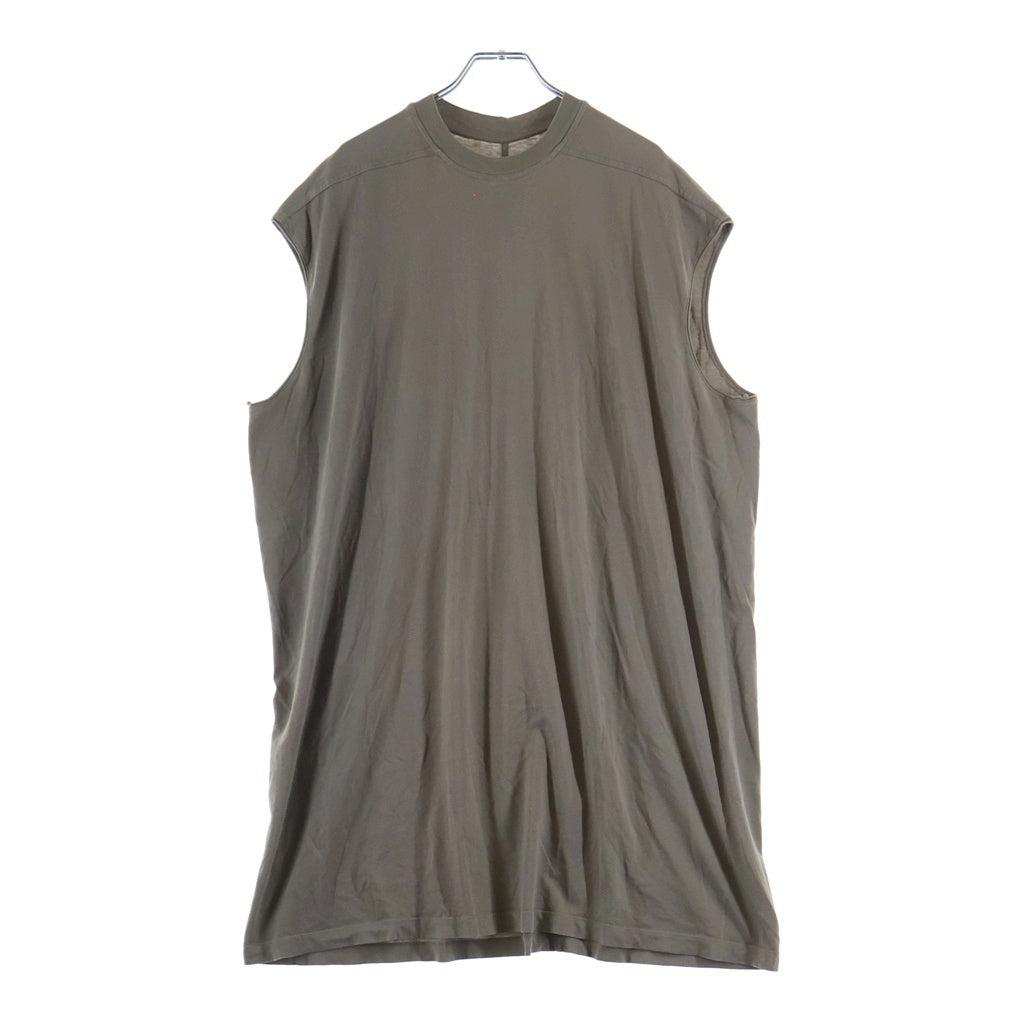 Rick Owens(リックオウエンス) 19SS クルーネック カットソー ノースリーブ タンクトップ ベージュ RR19S2102-RN