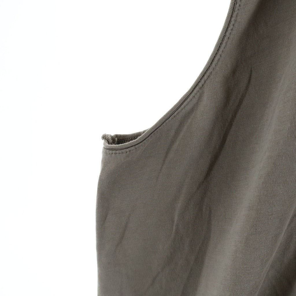 Rick Owens(リックオウエンス) 19SS クルーネック カットソー ノースリーブ タンクトップ ベージュ RR19S2102-RN