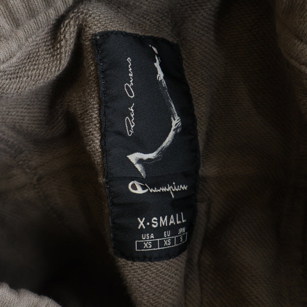 Rick Owens(リックオウエンス) ×CHAMPION PRISONER DRAWSTRING チャンピオン プりソナ ドローストリング イージーパンツ ベージュ CM01D9245-CHFE