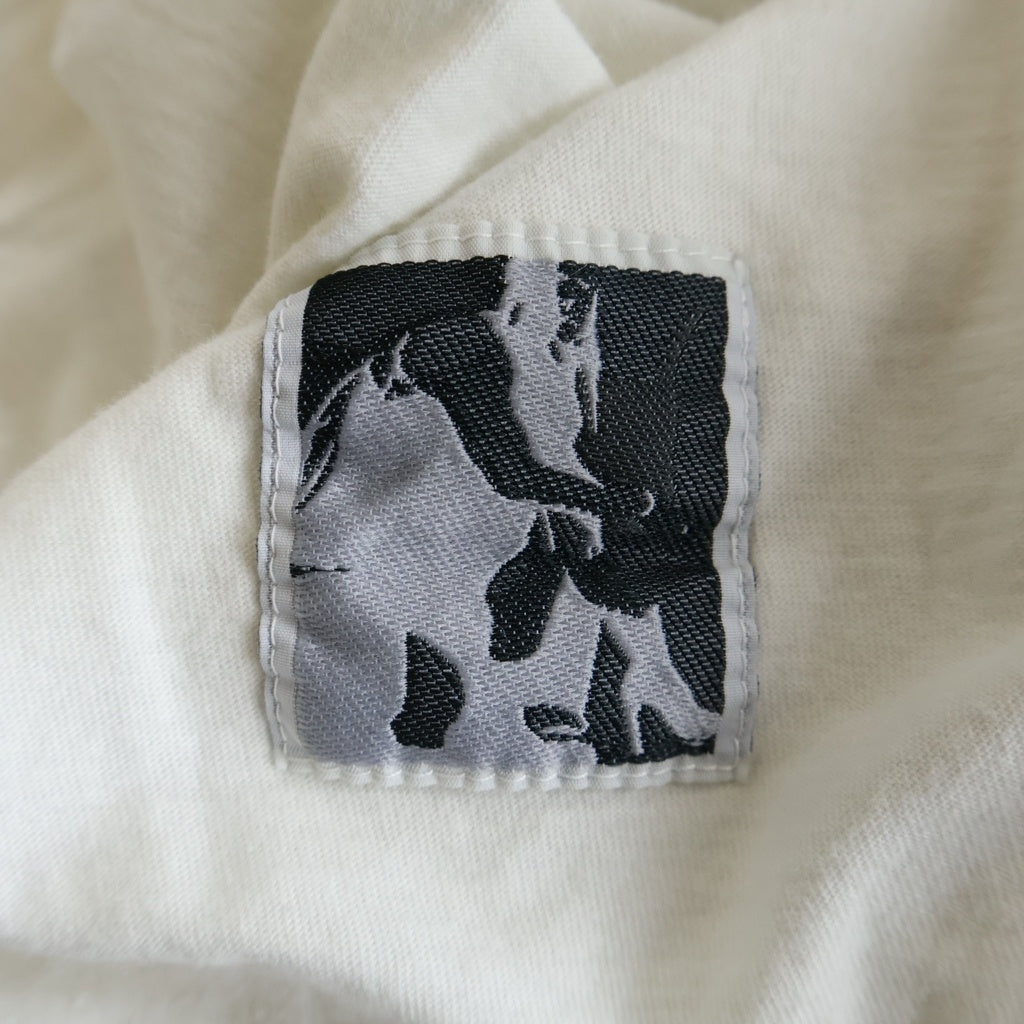 Rick Owens DRKSHDW(リックオウエンス ダークシャドウ) 22SS JUMBO ジャンボ オーバーサイズ クルーネック カットソー 半袖Tシャツ ホワイト DU01B7274-RN