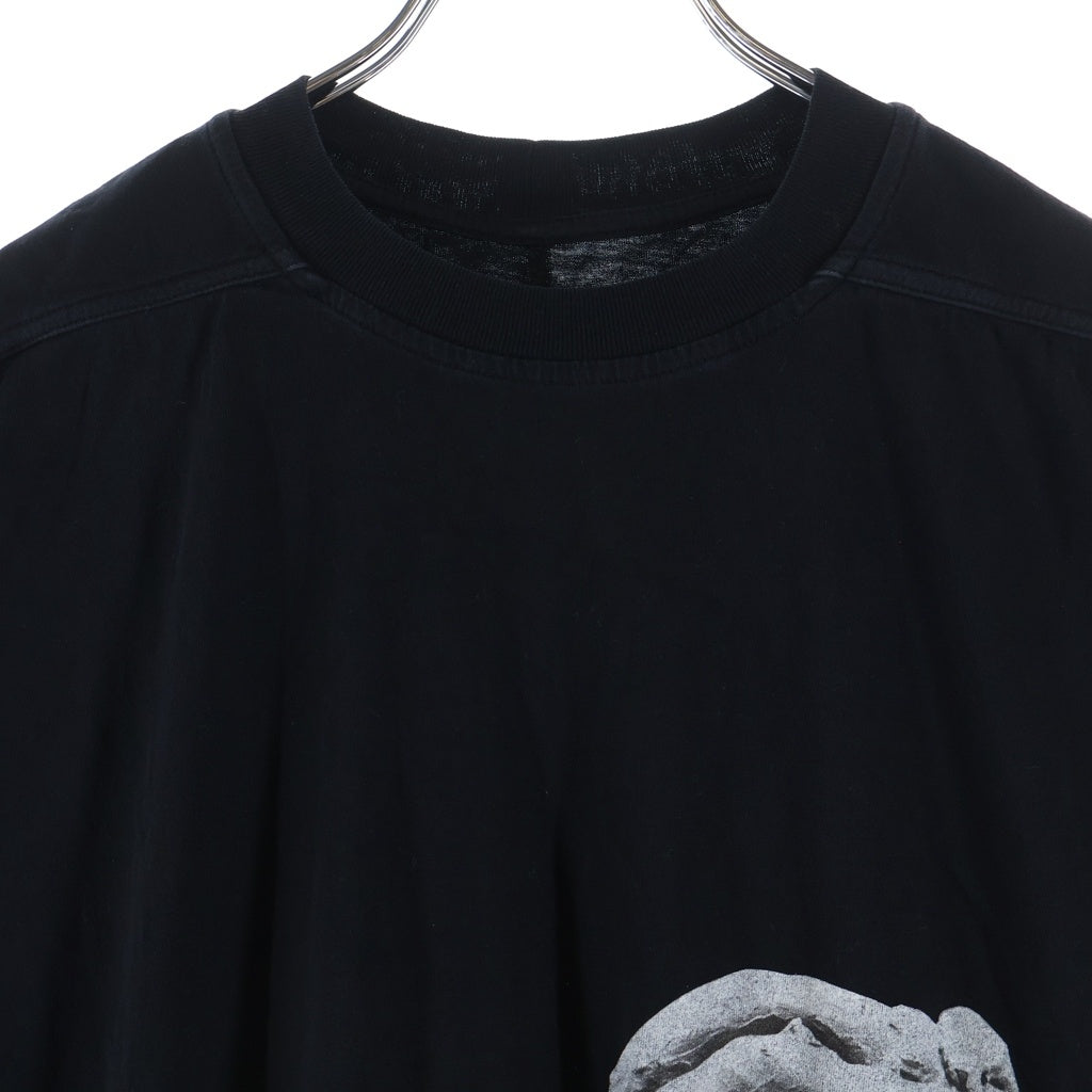 Rick Owens(リックオウエンス) 20SS TECUATL THONAS HOUSEAGO トーマスハウスアゴー フロントロゴデザイン クルーネック カットソー ノースリーブ タンクトップ ブラック RR20S7100-RNEP11