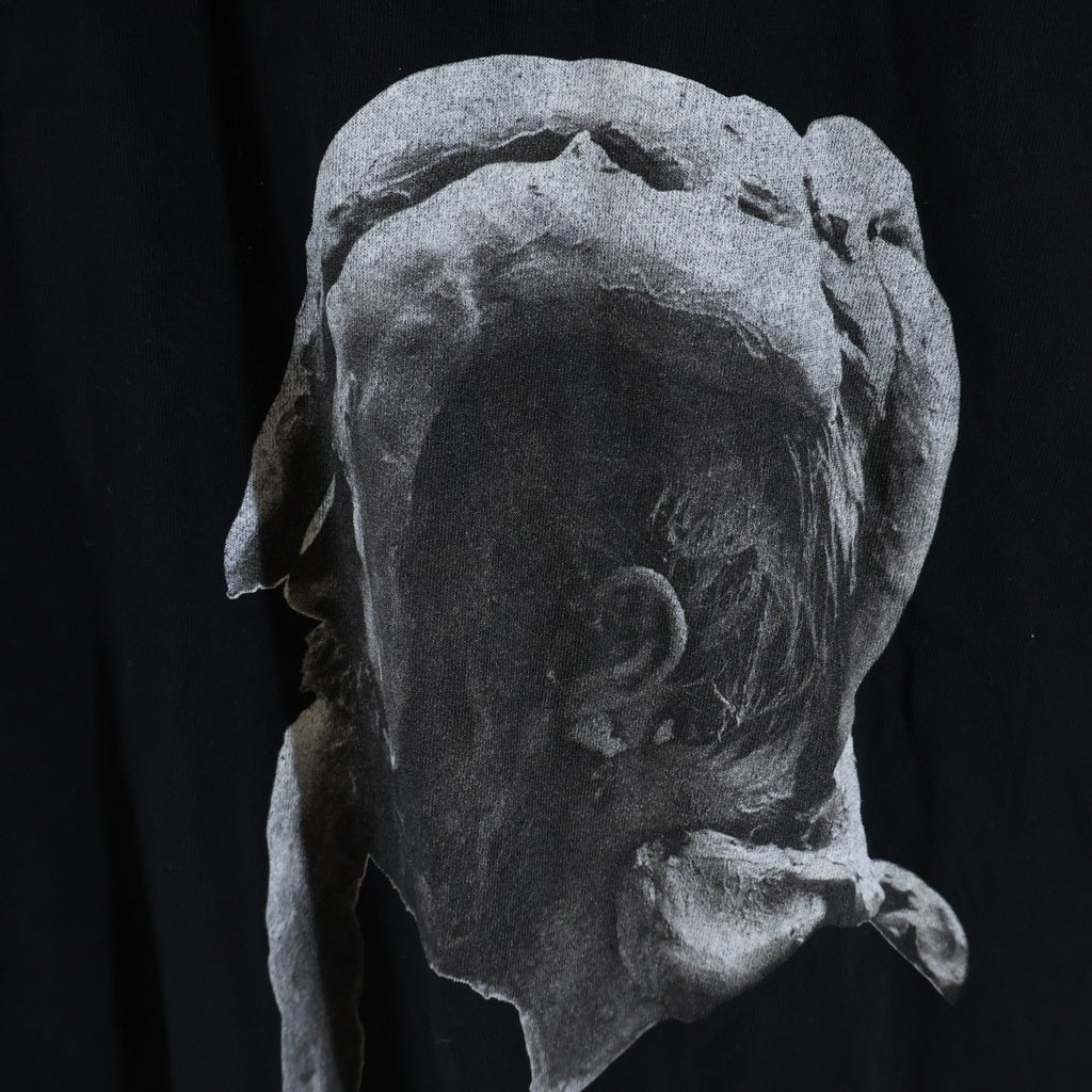 Rick Owens(リックオウエンス) 20SS TECUATL THONAS HOUSEAGO トーマスハウスアゴー フロントロゴデザイン クルーネック カットソー ノースリーブ タンクトップ ブラック RR20S7100-RNEP11