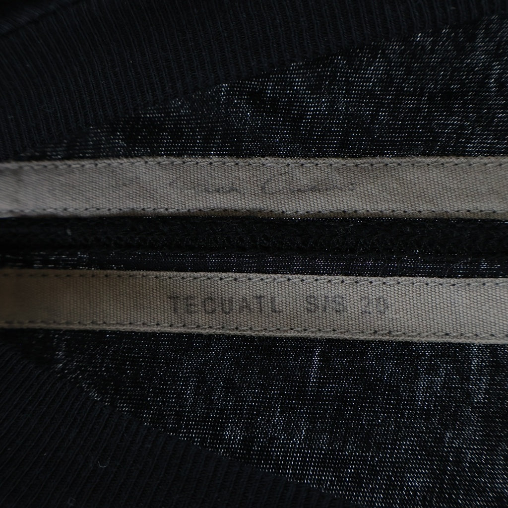 Rick Owens(リックオウエンス) 20SS TECUATL THONAS HOUSEAGO トーマスハウスアゴー フロントロゴデザイン クルーネック カットソー ノースリーブ タンクトップ ブラック RR20S7100-RNEP11
