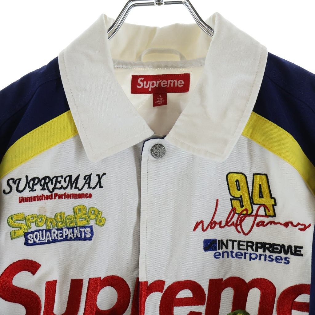 SUPREME(シュプリーム) Spongebob Racing Jacket スポンジボブ レーシングジャケット マルチ