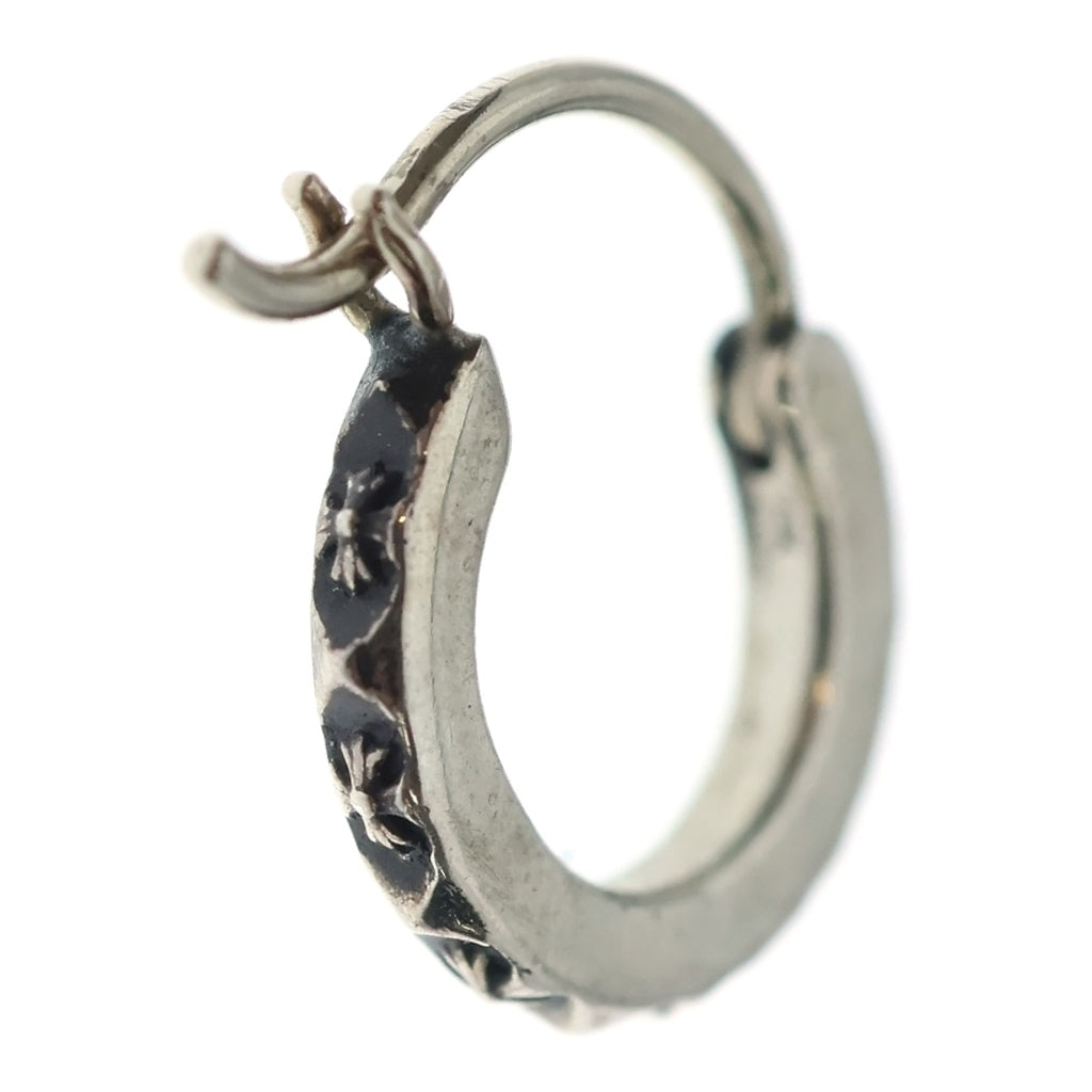 CHROME HEARTS(クロムハーツ) TINY TFP HOOP トゥルーファッキンパンク フープピアス シルバー BCA118