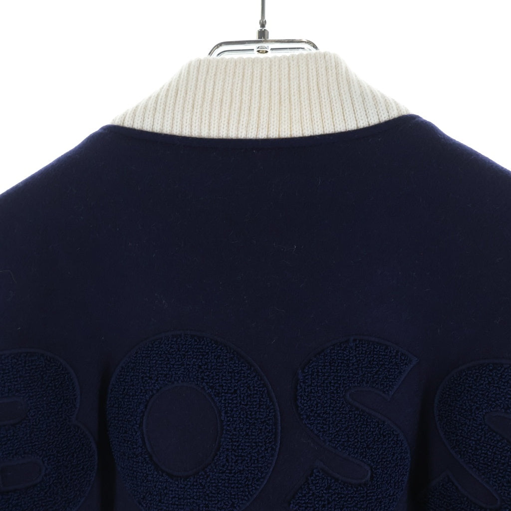 HUGO BOSS(ヒューゴボス) ×SHOHEI OHTANI スタジアムジャンパー フライジャケット ウール ネイビー 230-000-186-1814