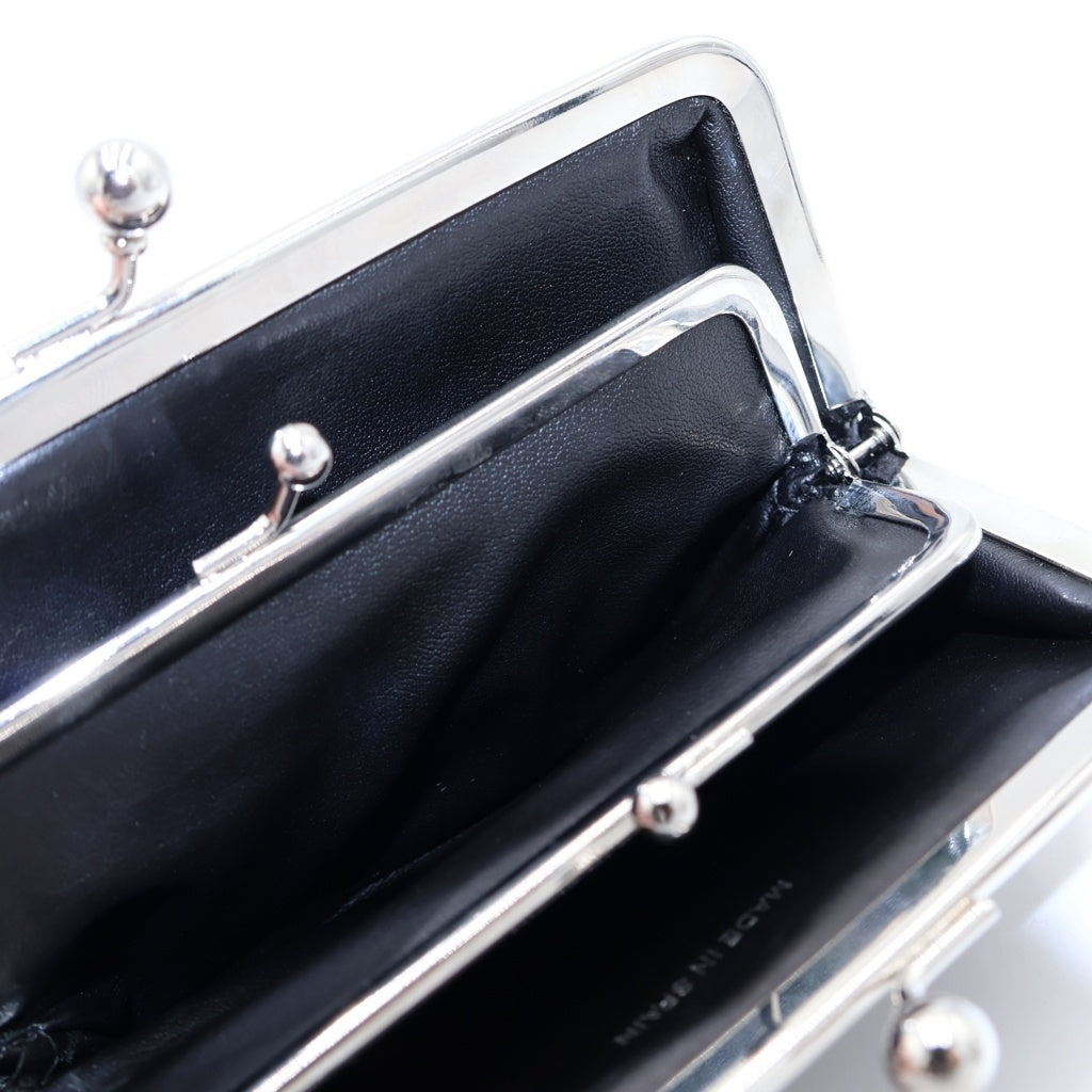 COMME des GARCONS(コムデギャルソン) KISS CLASP WALLET キス クラスプ 小物 財布 ブラック M 8Z-C072-051 レディース