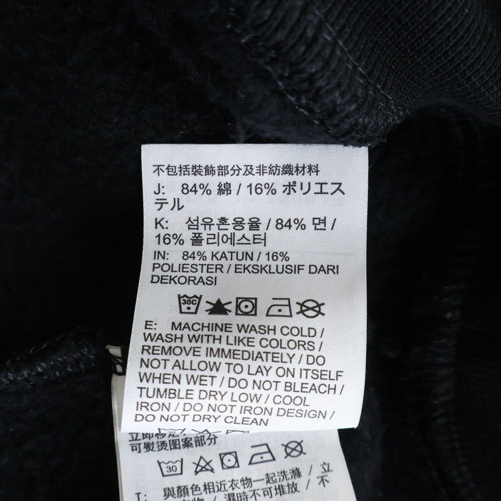 SUPREME(シュプリーム) 25SS ×NIKE Zip Up Hooded Sweatshirt ロゴデザイン ジップアップ フーデッド スウェット パーカー ブラック HF9633-010