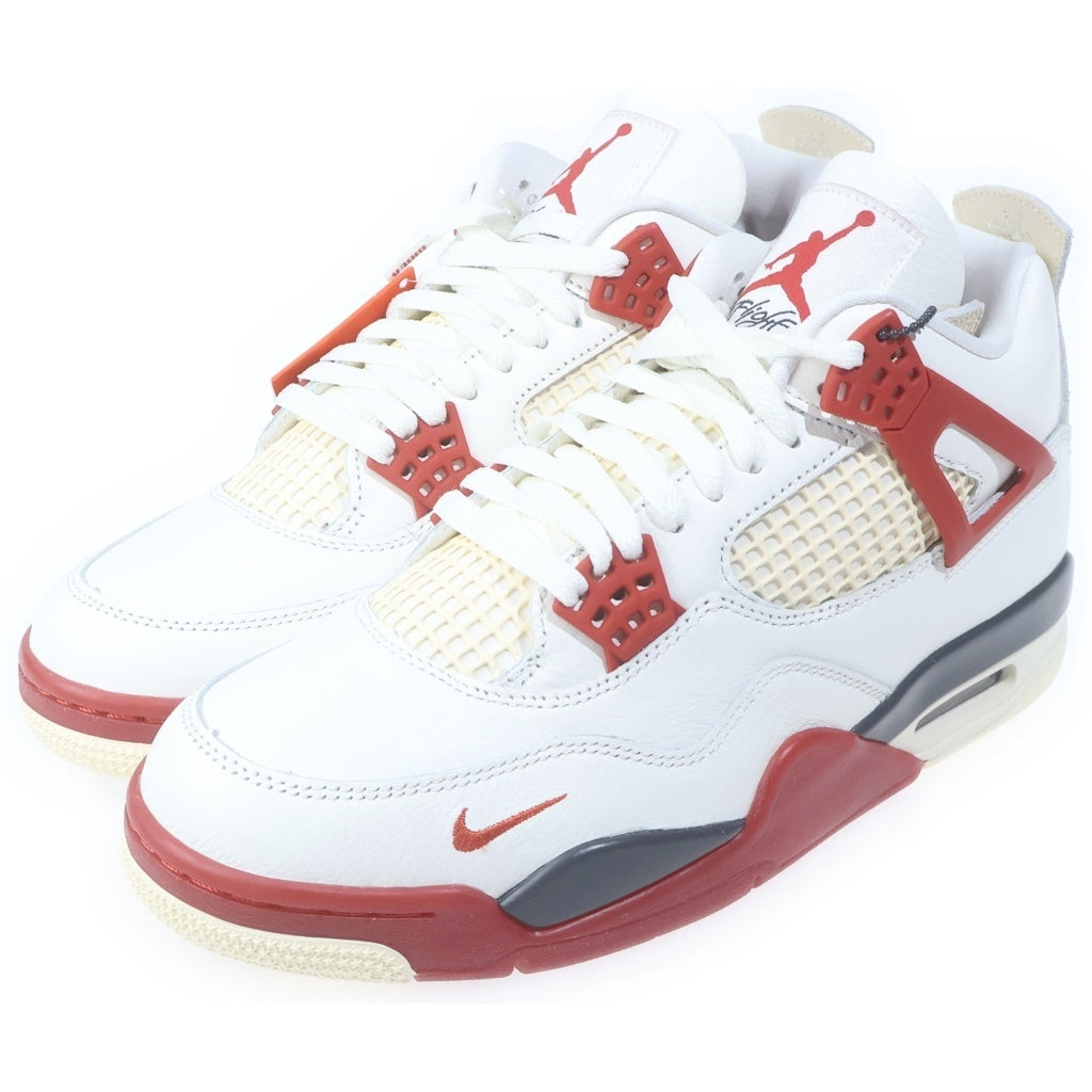 NIKE(ナイキ) ×Nigel Sylvester AIR JORDAN4 Brick After Brick エアジョーダン4 レトロ ハイカットスニーカー ホワイト US8.5/26.5 IQ8055 100