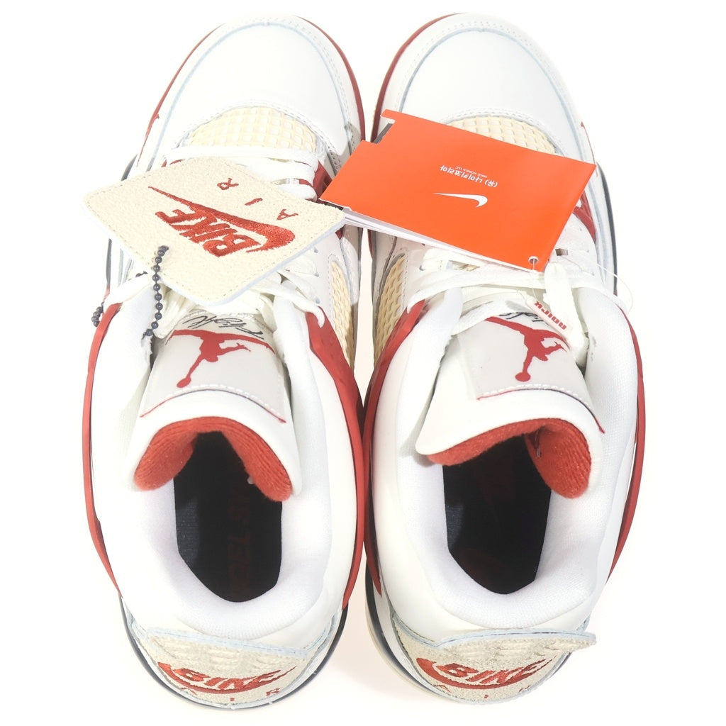 NIKE(ナイキ) ×Nigel Sylvester AIR JORDAN4 Brick After Brick エアジョーダン4 レトロ ハイカットスニーカー ホワイト US8.5/26.5 IQ8055 100