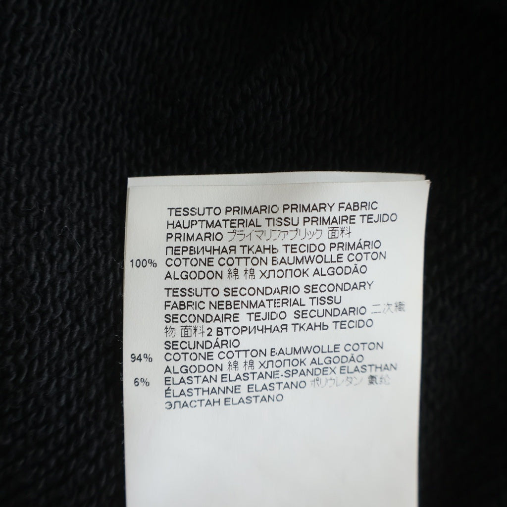 Maison Margiela(メゾンマルジェラ) 反転ロゴ刺繍 プルオーバーパーカー フーディー ブラック S30GU0143