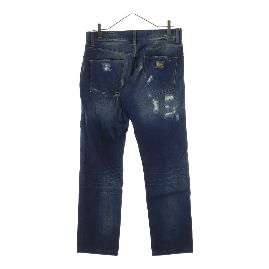 J&ANS DOLCE&GABBANA(ドルチェアンドガッバーナ) ジップフライ デニムパンツ ボトムス インディゴ 44 G4A0LP/G8O33