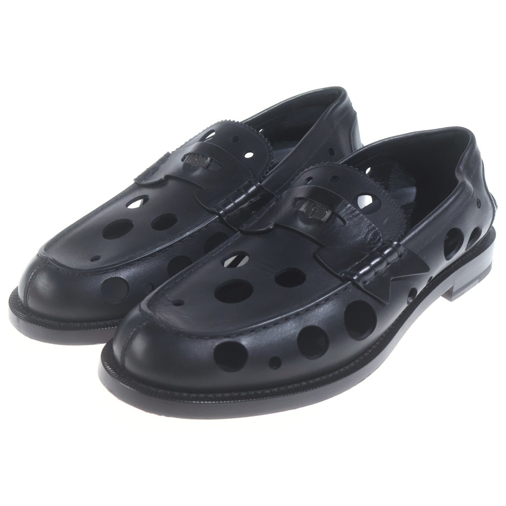 CHRISTIAN LOUBOUTIN(クリスチャンルブタン) The Plato Dots Loafer カーフレザー プラトドットローファー ブラック 3260259BK01