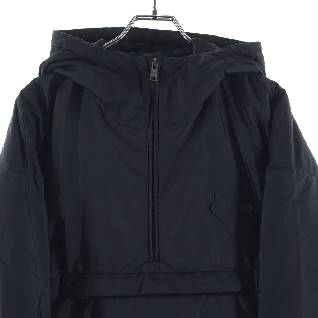 PRADA(プラダ) RE-NYLON JACKET リナイロン ハーフジッププルオーバー アウター ブラック SGC914 S000 1WQ9