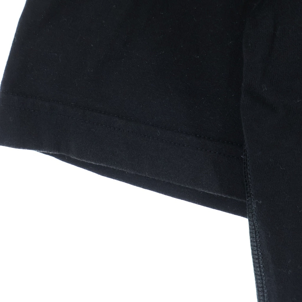 DOLCE & GABBANA(ドルチェアンドガッバーナ) LOGO TAPE ロゴテープ クルーネック カットソー 半袖Tシャツ ブラック