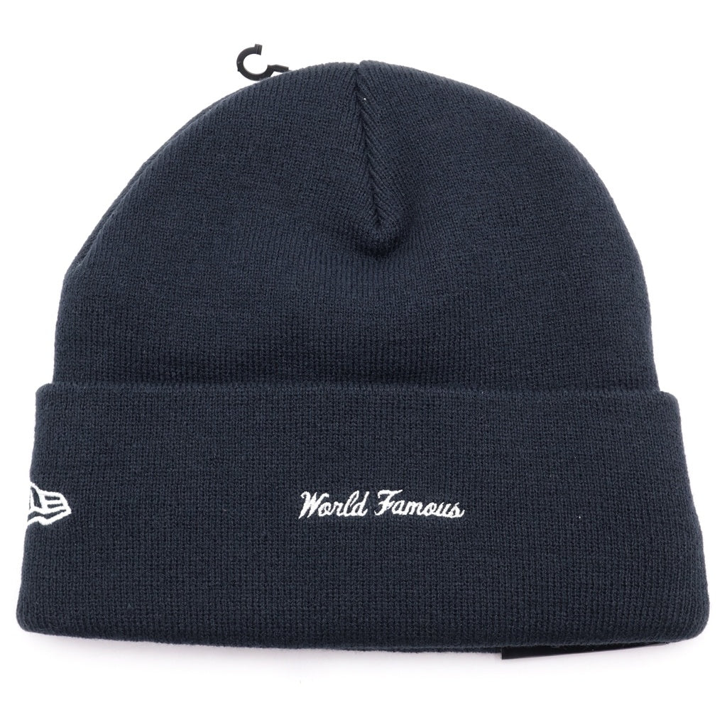 SUPREME(シュプリーム) 25AW ×NEWERA Box Logo Beanie ニューエラ ボックスロゴ ビーニー 帽子 ネイビー