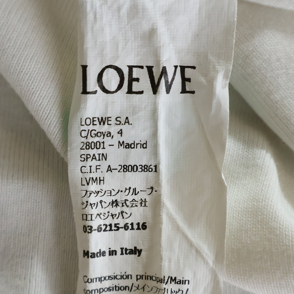 LOEWE(ロエベ) アナグラムプリント 半袖Tシャツ カットソー ホワイト S359Y22X27