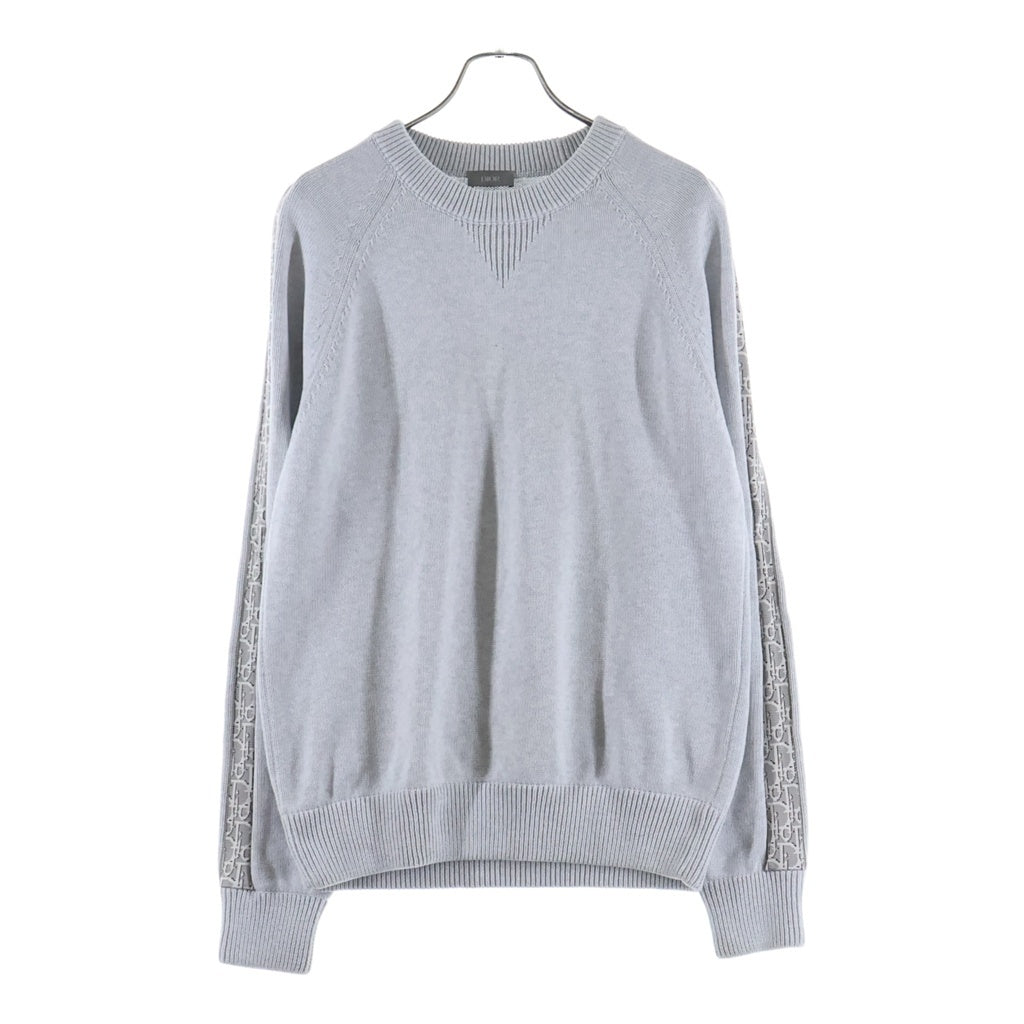 DIOR(ディオール) オブリーク クルーネックセーター ニット グレー 113M638AT187