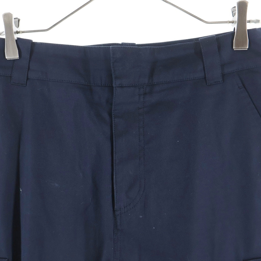 DIOR(ディオール) ロゴワッペン コットン カーゴパンツ ネイビー 013C122A3866