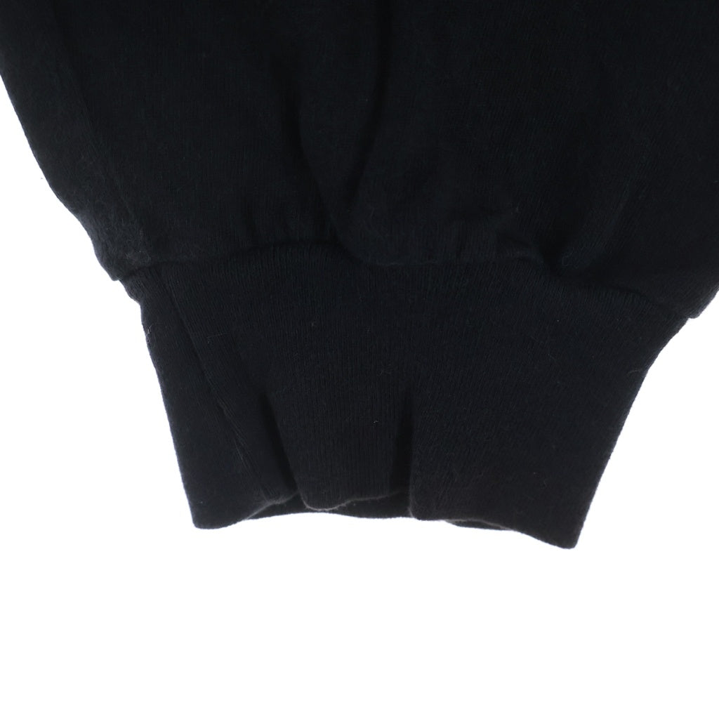 CHROME HEARTS(クロムハーツ) BACK HORSESHOE PRINT LS TEE バックホースシュー 袖フローラル プリント ロングスリーブ 長袖Tシャツ カットソー ブラック