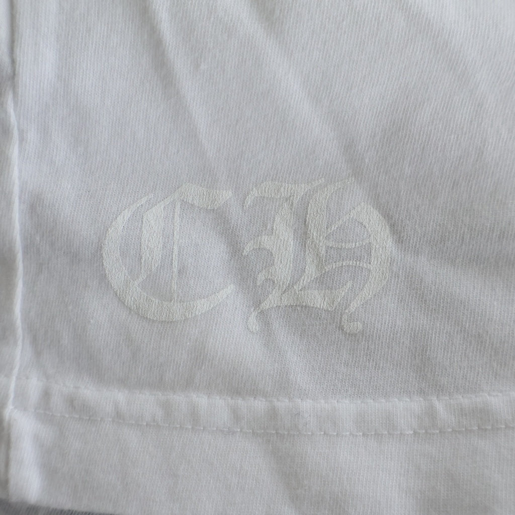 CHROME HEARTS(クロムハーツ) LOS ANGELS HORSESHOE S/S TEE ロサンゼルス限定 ホースシュー クルーネック半袖Tシャツ ホワイト カットソー
